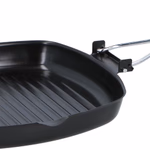 ALPINA grillserpenyő 24cm, behajtható fanyeles 2 réteg non-stick thumbnail 1