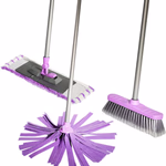 LIFETIME CLEAN Takarító szett 5db-os 3szín 120cm nyél, seprű, felmosó és mop fej disp(21) thumbnail 5