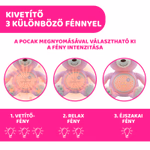 Baby Bear plüss maci vetítő és ejszakai lámpa thumbnail 4