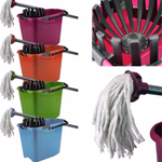 LIFETIME CLEAN Felmosó szett 4db-os 3színben 110cm nyél, fej, 10L vödör disp(30) thumbnail 3