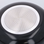 ALPINA serpenyő D28 cm, fedővel, 2,5 mm fal, 3mm alj. Indukciós, és minden hőforráshoz használható thumbnail 3