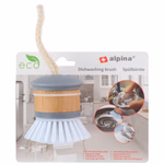 ALPINA Mosogató kefe 6x7,8cm bambusz fogó thumbnail 2