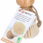 ALPINA Mosogató kefe D7x10cm kerek bambusz fogó  thumbnail 2