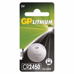GP Lítium gombelem CR2450 1db/bliszter thumbnail 1