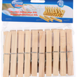 LIFETIME CLEAN Ruhaszárító csipesz fa 20db XXL 9,5x1,5x1,2cm thumbnail 1