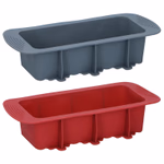 ALPINA Sütőforma szilikon 30x12,7x6,5cm 2 színben 