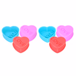 ALPINA Sütőforma szív forma "LOVE" felirat 6db szilikon 8x7.5x3.1cm thumbnail 2