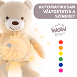 Baby Bear plüss maci vetítő és ejszakai lámpa, kék thumbnail 5