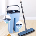 ALPINA Felmosó mop 6L vödörrel, 360 fokban forgatható felmosófejjel, mikroszálastörlőkendővel thumbnail 3