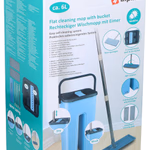 ALPINA Felmosó mop 6L vödörrel, 360 fokban forgatható felmosófejjel, mikroszálastörlőkendővel thumbnail 1