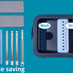 ALPINA Felmosó mop 6L vödörrel, 360 fokban forgatható felmosófejjel, mikroszálastörlőkendővel thumbnail 7