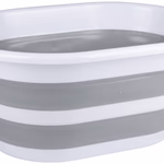 ALPINA Összenyomható szennyes kosár fogantyúval 62x45x28cm 1330gr, műanyag,  thumbnail 1