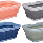 ALPINA Összenyomható tároló kosár fogantyúval 4 színben, 547g 38x28.5x18  thumbnail 1