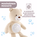 Baby Bear plüss maci vetítő és ejszakai lámpa, kék thumbnail 6
