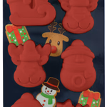 Szilikon sütőforma karácsonyi mintával, 3 színben 29.5x17x3.5cm
 thumbnail 2