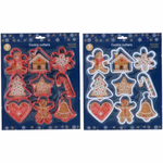 Karácsonyi süti kiszúró szett 9db 9x7cm, 2 színben thumbnail 1