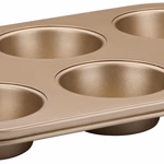 ALPINA Tapadásmentes muffinsütő 6db-os 0,4mm 26,5x18x3cm 