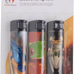 FLAME CLASSICS Öngyújtó piezo 3 darab, 6 féle thumbnail 4