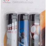 FLAME CLASSICS Öngyújtó piezo 3 darab, 6 féle thumbnail 5