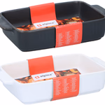 ALPINA kerámia sütőtál 24,5x14x5cm fehér/fekete  thumbnail 1