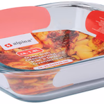 ALPINA Sütőtál üveg 1,8L 25,5x23x5cm 