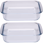 ALPINA Sütőtál szett 2db üveg 1,8L 25x23x5cm  thumbnail 2