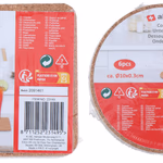 ALPINA Alátét parafa 6db Ø10x0,3/10x10x0,3cm 2 féle 
 thumbnail 1