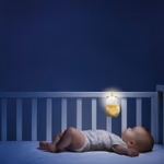 Day & Night Bear zenélő csörgő és éjszakai fény kiságyjáték, neutral thumbnail 4