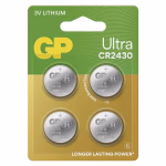 GP Ultra Lítium gombelem CR2430 4db/bliszter thumbnail 1