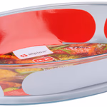 ALPINA Sütőtál borszilikát üveg 35x24x6cm 3L 