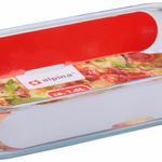 ALPINA Sütőtál borszilikát üveg 1,6L 29,5x17,5x5cm 