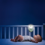 Day & Night Owl zenélő csörgő éjszakai fény kiságyjáték thumbnail 5