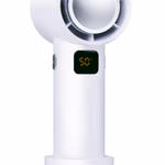 LIFETIME AIR Hordozható akkumulátoros ventilátor, lapát nélküli, digit. kiejelző thumbnail 1