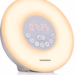 GRUNDIG Ébresztőóra+lámpa BT hangszóróval d17xh0cm; 3.7V; thumbnail 2