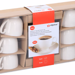 ALPINA 2x6 részes 75ml-es espresso csésze készlet, fehér thumbnail 1