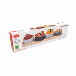 ALPINA Kínáló szett 4 részes fa tartóban 30x10x5cm  thumbnail 1