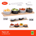 ALPINA Kínáló szett 4 részes fa tartóban 30x10x5cm  thumbnail 3