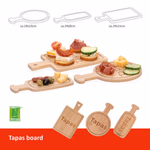 ALPINA Tapas tál 19x13x0,8cm 3 féle thumbnail 2