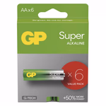 GP Super Alkáli elem - Ceruza - LR6 (AA) - 6db/bliszter thumbnail 3