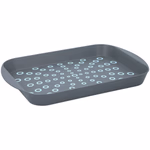 ALPINA Tálca 29,5x44x4,5cm csúszásmentes belső alj, műanyag, 3 színben  thumbnail 3