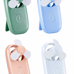 LIFETIME AIR Ventilátor hordozható 4 színben 6x5x11,5cm 62gr dspl24 2xAAA element nem tartalmaz thumbnail 2