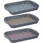 ALPINA Tálca 29,5x44x4,5cm csúszásmentes belső alj, műanyag, 3 színben  thumbnail 2