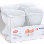 ALPINA Tojástartó porcelán 6x5cm 4 darab thumbnail 1