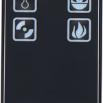 ALPINA Kandalló álló VICENZA 50x28x58cm 29LED távirányítós 2000W  thumbnail 5