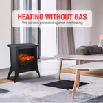 Kandalló (elektromos) lábakon álló VERONA 1800W 6LED 38x23x46cm - CLASSIC FIRE thumbnail 6