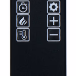 ALPINA Elektromos fali kandalló Seattle 105,5cm 2000W távirányítós hőfokszabályzó időkapcsoló 30LED 94x12x48cm C  thumbnail 5