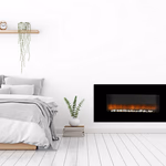 ALPINA Elektromos fali kandalló Seattle 105,5cm 2000W távirányítós hőfokszabályzó időkapcsoló 30LED 94x12x48cm C  thumbnail 2