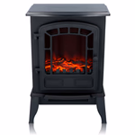 Kandalló (elektromos) TORINO 2000W LED fekete - CLASSIC FIRE thumbnail 2