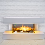 Kandalló (elektromos) fali Toronto 230V 2000W - CLASSIC FIRE thumbnail 4