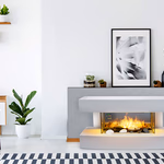 Kandalló (elektromos) fali Toronto 230V 2000W - CLASSIC FIRE thumbnail 3